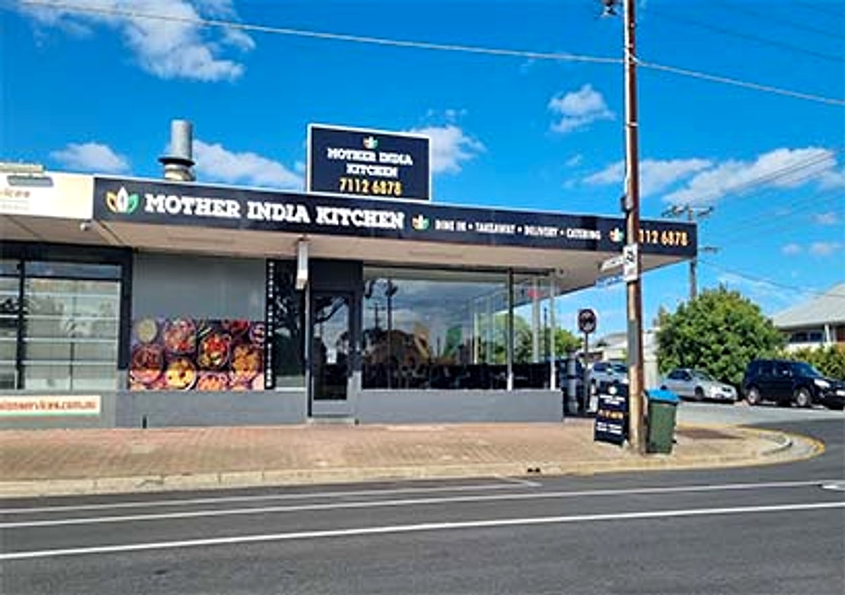 Mother India Kitchen shopfront at 60 Port Road, Alberton